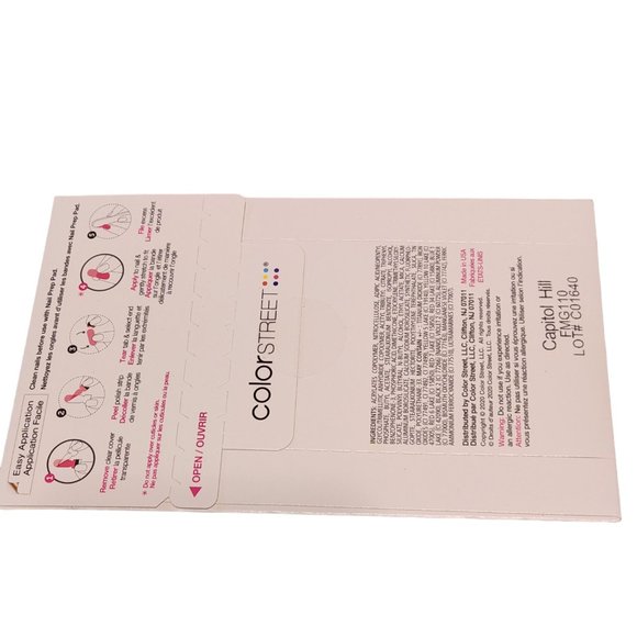 New Unopened Color Street Nail Strips - Light Pink Glitter Design - Picture 2 of 2